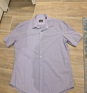 Zachary Prell Lavender Patterned Shirt